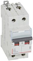 Выключатель автоматический Legrand DX3-E 6000 2п 3А B 10кА картинка